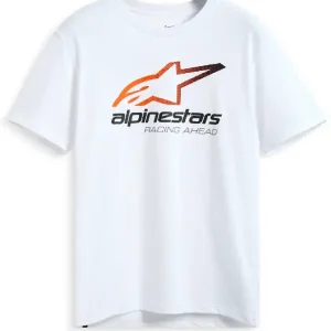 Wysoka jakość Koszulka z krótkim rękawem Alpinestars Aligned CSF biała