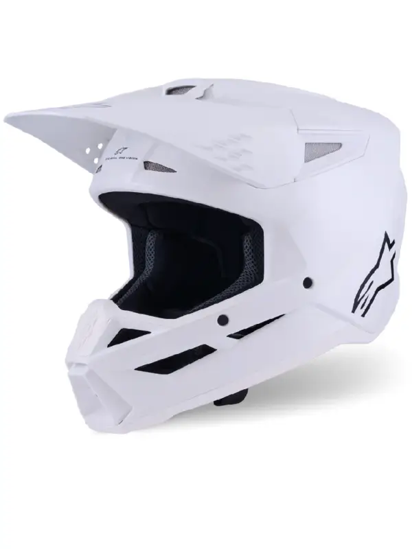 Ostatnie sztuki Kask enduro Alpinestars SM3 Solid biały