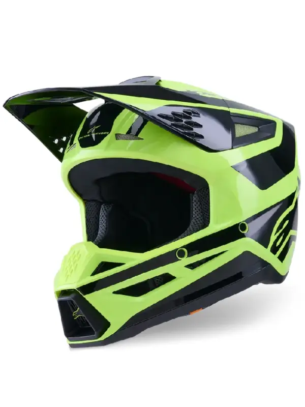 Kask enduro Alpinestars SM3 Heat czarno-zielone Tani