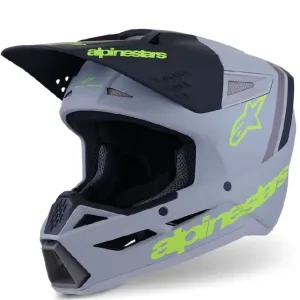 Kask enduro Alpinestars SM3 Radium szaro-czarny-fluo Nie przegap