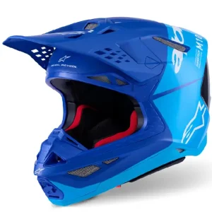 Kask enduro Alpinestars MX Supertech M10 Flood niebiesko-czarny Bezpieczna płatność