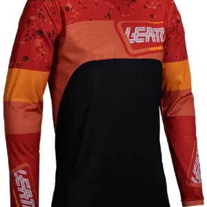 Bluza enduro Leatt Moto 4.5 Enduro czarno-czerwono-pomarańczowa Tylko do końca tygodnia