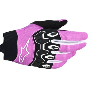 Rękawice cross damskie Alpinestars MX Stella Full Bore V2 czarno-biało-fioletowe Kup online