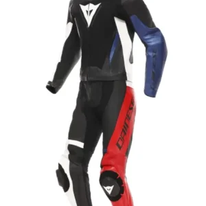 Kombinezon motocyklowy dwuczęściowy Dainese Demon Sprint czarno-biało-czerwony Dostępne od ręki