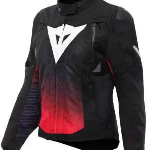 Kurtka motocyklowa damska tekstylna Dainese Super Sprint D-Dry czarno-różowo-biała Oferta limitowana