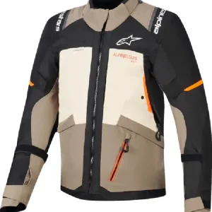 Kurtka motocyklowa tekstylna Alpinestars Andes V4 Drystar czarno-brązowa Najlepsza cena