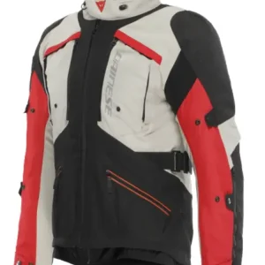 Kurtka motocyklowa tekstylna Dainese Gullfoss D-Dry szaro-czarno-czerwona Oferta
