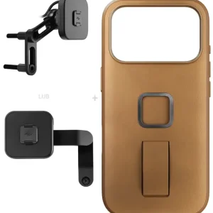 Zestaw na motocykl: etui Peak Design Mobile Everyday Clarino Loop iPhone 17 Pro z mocowaniem motocykla Promocja