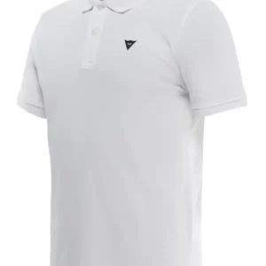 Koszulka polo Dainese Vibrant Speed Demon biała Wysoka jakość