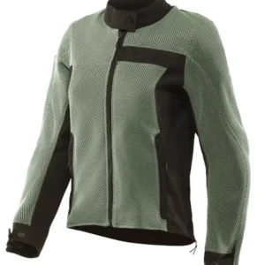 Kurtka motocyklowa damska tekstylna Dainese Lisbona Air Tex zielono-czarna Super okazja