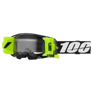 Kup online Gogle motocyklowe 100% ARmatic ForeCast z przeźroczystą szybką czarny-fluo
