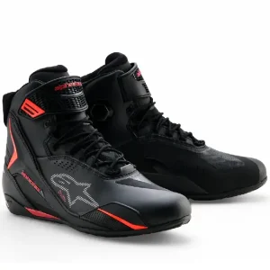 Buty motocyklowe Alpinestars Faster-4 Drystar czarno-czerwone Nowy