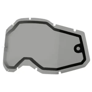 Szybka do gogli 100% Racecraft2, Accuri2, Strata2 podwójna, szara Tani