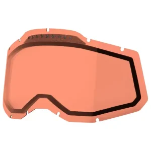 Szybka do gogli 100% Accuri 2, RaceCraft 2, Strata 2 podwójna, czerwona Rabat