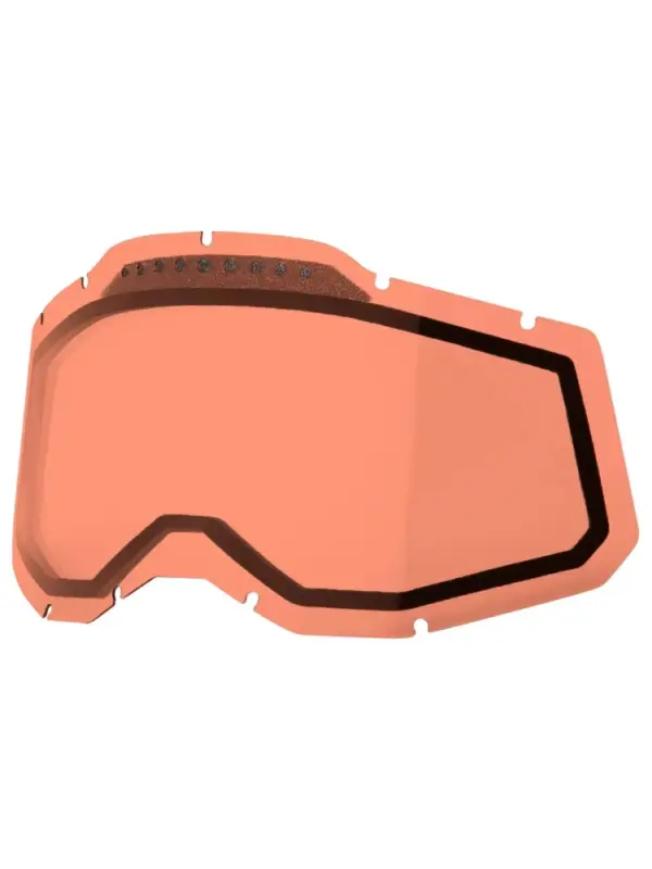 Szybka do gogli 100% Accuri 2, RaceCraft 2, Strata 2 podwójna, czerwona Rabat