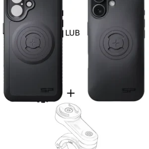 Najlepsza cena Zestaw na motocykl: etui na telefon iPhone 17 + mocowanie SP Connect