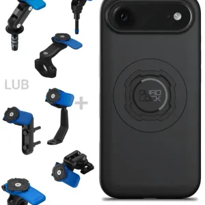Zamów teraz Zestaw na motocykl: etui MAG na telefon iPhone 17 Air (magnetyczne) + mocowanie Quad Lock
