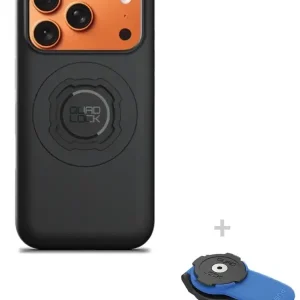 Darmowy zwrot Zestaw: etui MAG na telefon iPhone 17 Pro (magnetyczne) + uchwyt kulowy Quad Lock