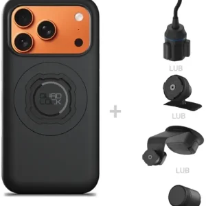 Zestaw do samochodu: etui MAG na telefon iPhone 17 Pro (magnetyczne) oraz mocowanie Quad Lock Bezpieczna płatność