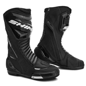 Buty motocyklowe Shima RX-3 czarno-białe Bezpieczne zakupy