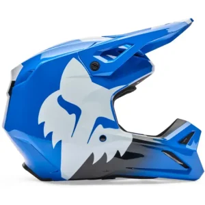 Zniżka Kask enduro Fox V1 Shield niebiesko-czarny