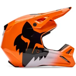 Kask enduro Fox V1 Shield czarno-pomarańczowy Tani