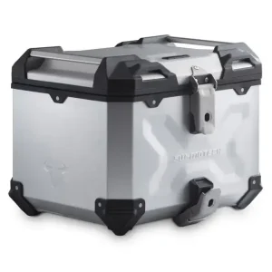 Zestaw: kufer centralny srebrny TRAX ADV + stelaż Adventure-rack SW-Motech BMW R 1300 GS Adventure (24-) [poj.: 38 L] Tani