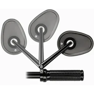 Wyprzedaż Lusterko motocyklowe uniwersalne Motogadget Mo.view Club Pivot aluminiowe, czarne [długość ramienia: 110 mm] [kompatybilne z kierownicami: 22 mm]