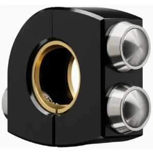 Super okazja Przycisk do sterownika/ kontrolera Motogadget mo.Switch Plain srebrny [średnica kierownicy: 22 mm/ 25,4 mm] [3 przyciski]