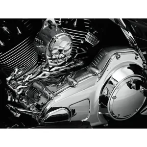 Sprawdź teraz Osłona sprzęgła wewnętrzna Kuryakyn Harley Davidson (wybrane modele) srebrna [jednoczęściowa]