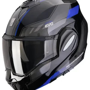 Kask szczękowy Scorpion Exo-Tech Evo Socius czarno-niebieski Zamów teraz
