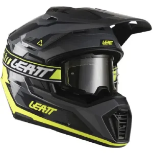 Tylko dziś Kask enduro Leatt Moto 7.5 V25 czarno-żółty z goglami czarno-żółtymi
