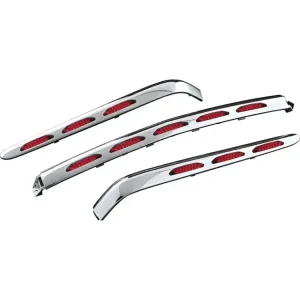 Zestaw listw ozdobnych z oświetleniem LED bagażnika Kuryakyn Honda GL 1800 Goldwing (01-10) srebrne Okazja
