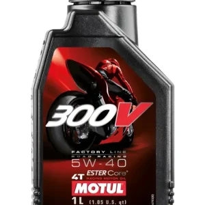 Olej silnikowy Motul 300V 4T Road Racing 5W40 syntetyczny [poj.: 1l] Dostępne od ręki