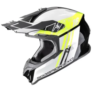 Wyjątkowa oferta Kask enduro Scorpion VX-16 Evo Air Lignes czarno-żółty