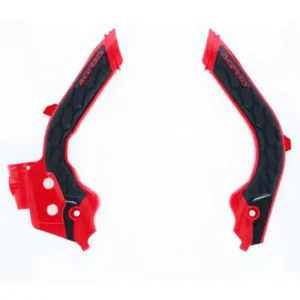 Wysoka jakość Osłony ramy Acerbis X-Grip Husqvarna/ GasGas (wybrane modele) czarno-czerwone
