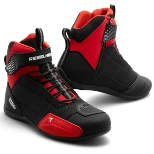 Buty motocyklowe Rebelhorn Swift czarno-czerwone Popularny