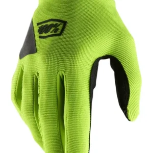 Rękawice cross damskie 100% Ridecamp fluo-czarne Hit sprzedaży