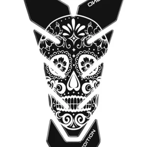 Tani Tankpad Uniwersalny Onedesign Black Edition Skull 4
