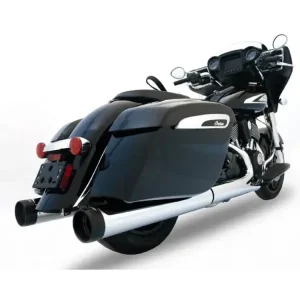 Tłumiki motocyklowe Rinehart Racing 4.5" DBX45 do wybranych modeli Indian chromowane/czarne Promocja