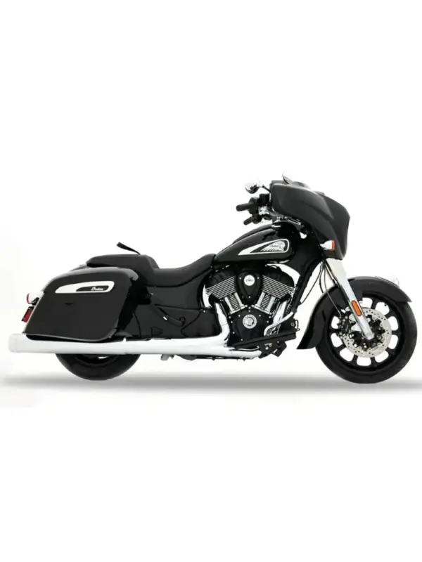 Tłumiki motocyklowe Rinehart Racing 4.5" DBX45 do wybranych modeli Indian chromowane Łatwy zwrot