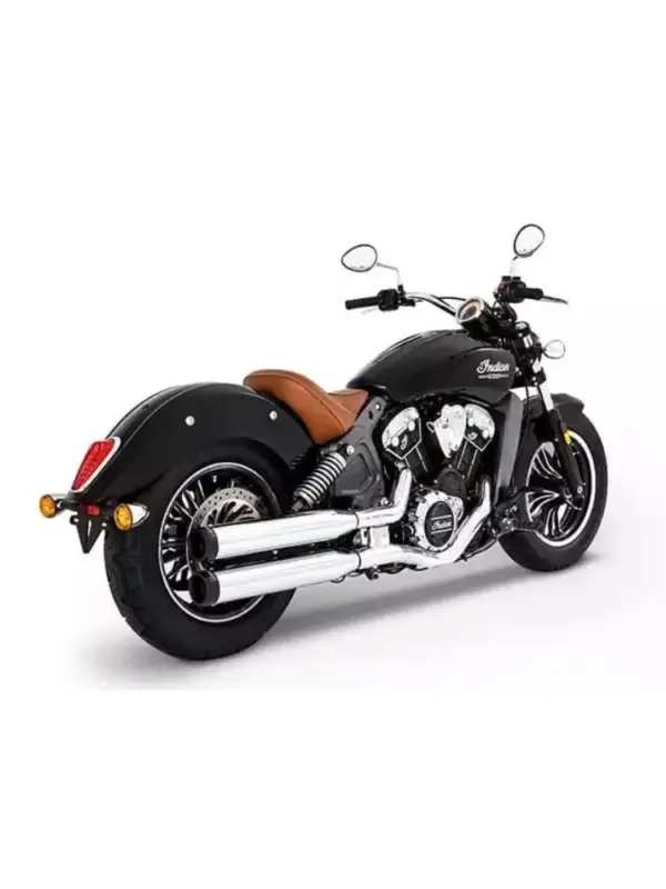Szybka dostawa Tłumiki motocyklowe Rinehart Racing 3.5" Duals do modeli Indian Scout chromowane/czarne