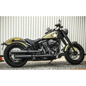 Tłumiki motocyklowe Rinehart Racing 3.5" Duals Harley Davidson Softail FLHC/FLDE (wybrane modele) czarne [18-24] Wyjątkowa oferta