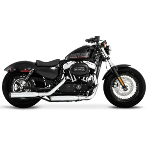 Tłumiki motocyklowe Rinehart Racing 3" Duals Harley Davidson Sportster (wybrane modele) chromowane/czarne [14-22] Tylko dziś