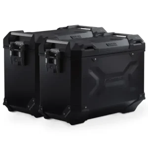 Cena promocyjna Zestaw: kufry boczne TRAX ADV + stelaże PRO SW-Motech Ducati Multistrada V2/ S (12,13,14) (24-) czarne [poj.: 2 x 45 L]