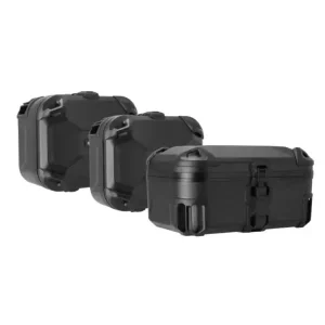Cena promocyjna Zestaw: kufry boczne DUSC L + kufer centralny DUSC XL + stelaże PRO + stelaż Adventure-Rack SW-Motech Ducati Multistrada V2/ S (12,13,14) (24-) [poj.: 1 x 55l + 2 x 41l]