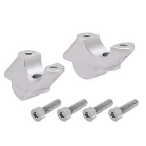 Zniżka Podwyższenie kierownicy Hepco&Becker BMW R 1250 RS (19-24) [30 mm w górę, 21 mm w tył] srebrne