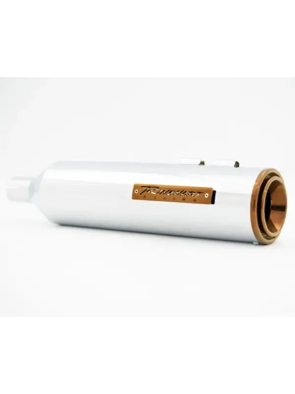 Tłumiki motocyklowe Rinehart Racing 4.5" HP45 do wybranych modeli Harley Davidson Touring chromowane/złote Premium