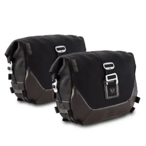 Zestaw sakw bocznych Legend Gear LC1 ze stelażami SLC SW-Motech Moto Guzzi V7 IV Special (20-)/ Stone (20-)/ Sport (25-)/ Stone Corsa (23-) czarno-brązowe [poj.:: 2 x 9,8l] Nowość