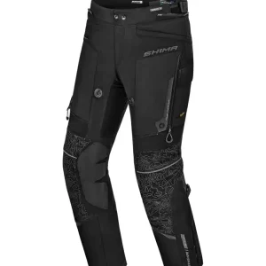 Spodnie motocyklowe tekstylne Shima Tracker czarne Bezpieczne zakupy
